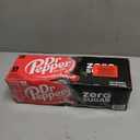 Dr Pepper Cherry Zero Sugar Soda, 12 fl oz cans, 12 pack (EXP 10/15/26)
