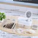 Ear Wax Removal Tool Camera - FSA/HSA Eligible Ear Irrigation Flushing System & Ear Cleaner with Camera 1080 HD, Ear Flushing Kit for Adults with One-Piece Waste Tank, Earwax Removal Kit White XL