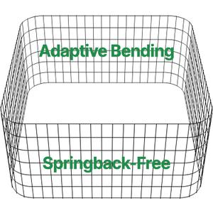 AMAGABELI GARDEN & HOME 24in(H)50ft(L) Black Adaptive Bending Annealing Wire Mesh Welded Wire Fence for Outdoor Yard Greenhouse Plant Protection Poultry Netting