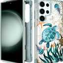 for Samsung Galaxy S25 Ultra Case for Women - Cute Phone Cover Cool Aesthetic Unique Design Teen Turtles Heavy Duty Protective Shockproof Funda Samsung S25 Ultra Case