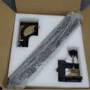 Kalolary Foldable Pet Dog Grooming Arm with Clamp, Dog Grooming Loop Noose & Two No Sit Haunch Holder (Single Arm)