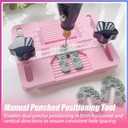 DZHPSRSZ Polymer Clay Earring Making Kit with Drill Guide, Polymer Clay Tools, Perfect DIY Starter Set for Jewelry Crafts