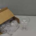 18 Count 5oz Acrylic Martini Glasses for Party Champagne Tower, Small Plastic Champagne Coupe Glasses for Martini, Margarita, Cocktail, Dessert(Reusable, Dishwasher Safe)