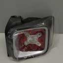 Taillight compatible with 2015-2020 Jeep Renegade Right Passenger Side (Black-chrome)