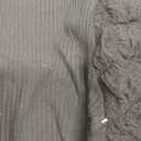 Noubeau Toddler Girls Plaid Outfits Girls Puff Sleeve Knit Ribbed Shirt Tops Plaid Skirt Set Kids Fall Winter Clothes (8 Years, Red)