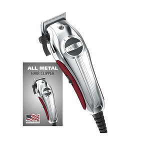 Wahl USA Pro Ultra Quiet High Torque Corded Hair Clipper for Ultra Quiet Operation and Cooler Operating Temperatures, Metal Housing with Bonus Hair Clipping Guard Caddy - Model 3000097