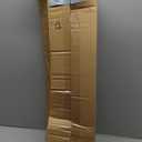 24x48 Inch Clear Table Cover Protector for Kitchen Dining Room Wood Furniture Plastic Tablecloth Protector Easy Clean PVC Desk Pad Vinyl Coffee Side Table Protectors Pads Vanity End Table Mat (New Version Clear Color)