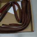 TV Cord Hider  Flexible Wall Cord Cover Low Profile Silicone Cable Raceway Self Adhesive Cut to Size Design for Hiding Wires on Wall Clean Home Setup Cable Concealment, Dark Brown, 6 Feet