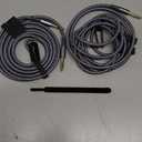 Elebase 1/4 Inch TRS Instrument Guitar Cable 10ft 2Pack,Straight 6.35mm Guitar Bass AMP Cord,Quarter Inch 6.3mm Male Jack Stereo Audio Balanced Line for Electric Guitar,Bass,Keyboard,Amplifier,Speaker (Grey)