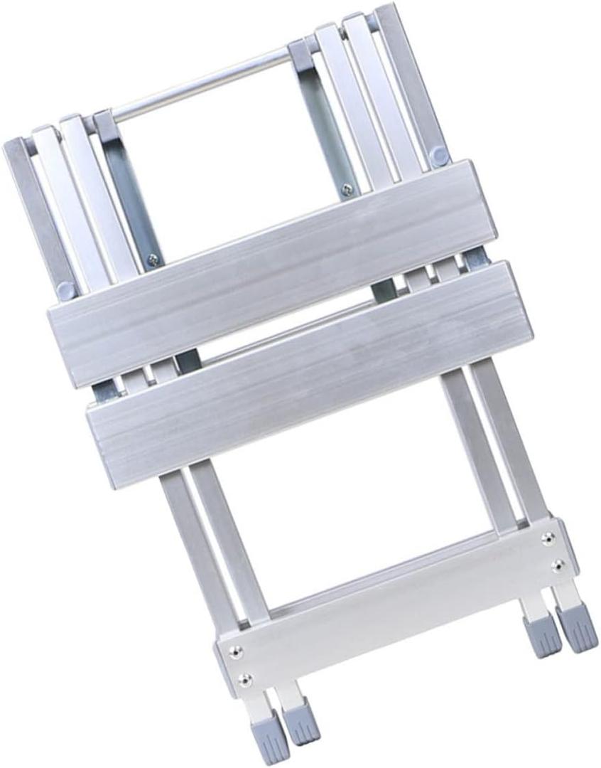Healifty Folding Camping Chair Portable Stool Aluminum Alloy for Outdoor Kitchen Garden
