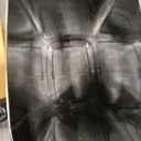 Ninestars Automatic Touchless Infrared Motion Sensor Trash Can, 13 Gal 50L, Stainless Steel Base (Rectangular, Black Lid), Black Trim