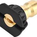 3 x HAOHIZE Pressure Washer Tips, 5 Pcs Pressure Power Washer Nozzle Tips for 1/4'' Quick Connect, 4000 PSI Multiple Degrees Pressure Washer Spray Nozzle (0, 15, 25, 40, 65) 2.5 GPM