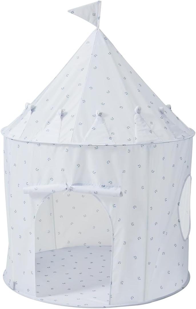 3 Sprouts Kids Play Tent - Sustainable Recycled Fabric Fun Spacious Childs Playhouse for Indoor Games for Boys & Girls - Durable Fort Pop Up House for Toddlers & Children Age 3-10 - Blueberry Mist