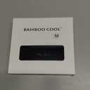 BAMBOO COOL Girls Tank Tops Crop Top Double Lined High Crew Neck Racerback Cropped Undershirts Dance Yoga Gymnastics, M, Black