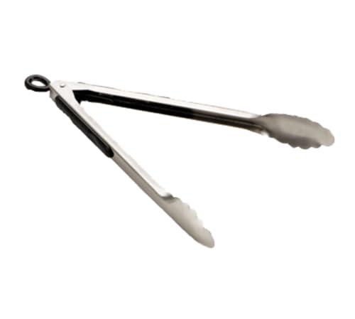 TableCraft 2016 Locking Tongs, 15-3/8", Ergonomic, Non Slip Grip, Dishwasher Safe, .8mm Stainless Steel, 12 Each per case