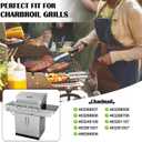Hiorucet Grill Grate Kits for Charbroil 463268007, 463268008, 463268606, 463268706, 463248108, Cooking Grates, Heat Plate Shields, Burner Tubes and Carryover Tube for Charbroil Grill Replacement Parts