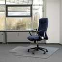 Kuyal Office Chair Mat for Carpets,Transparent Thick and Sturdy Floor Mats for Low and No Pile Carpeted Floors, with Studs (36" X 48" with Lip)