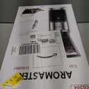 Aromaster Burr Coffee Grinder with 48 Gind Settings, Conical Coffee Bean Grinder for Home Use,Stainless Steel,40 Seconds Adjustable Timer,Anti-static,Easy to Clean with Brush (Silver)