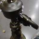 ZJART Tiffany Table Lamp Stained Glass Lamp 16X16X24 Inch Antique Standing Reading Light Living Room Office Bedroom (Sea Blue Pearl)