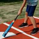 2 Plastic Baseball Bat Set for Backyard Game - 28 in / 8 oz