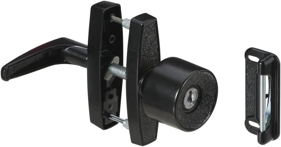 National Hardware N178-806 V1308 Universal Knob Latch in Black