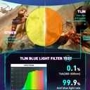 TIJN Blue Light Blocking Glasses for Women Men Square Frame Nerd Eyeglasses Anti Blue Ray Computer Screen Glasses