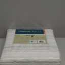 Comfort Spaces 100% Cotton Sheet Set Breathable, Lightweight, Soft with 14" Elastic Pocket Fits up to 16" Mattress, All Season Cozy Bedding, Matching Pillow Case, Queen Good Vibes 4 Piece