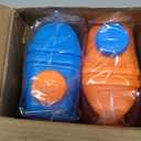 JOYIN 2 Bottles Bubbles Refill Solutions 64 oz (up to 5 Gallon), Concentrated Solution for Bubble Machine, Gun, Wand Refill Fluid Summer, Easter Toys(Orange+Blue)