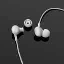 Sleep Headphones, Soft Earphones Wired for Sleeping, Sleep Earpbuds for Side Sleeping, in-Ear Headphones with Mic and Volume Control, Noise-Isolating, Travel, Relaxation (White) (10.8*9*2cm)