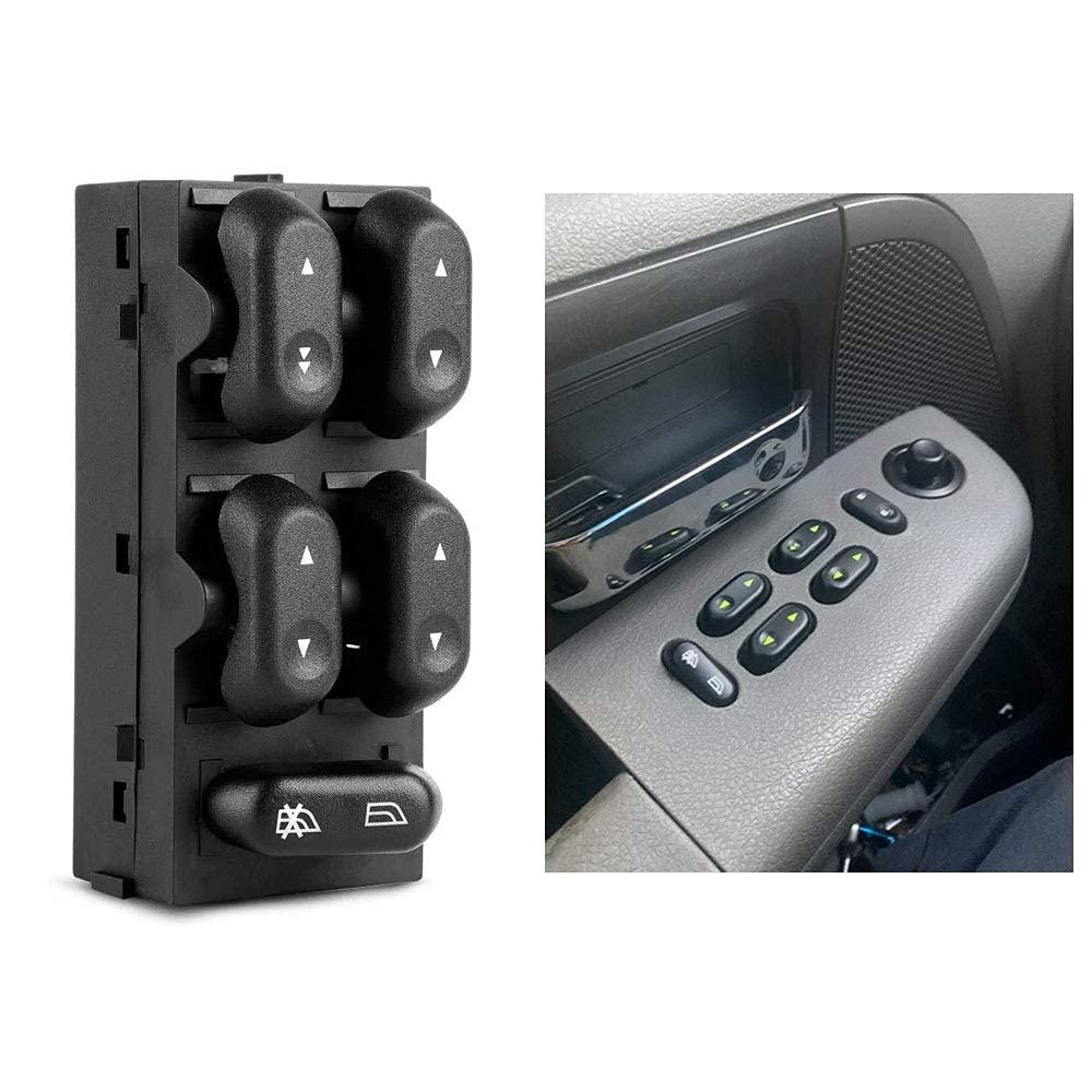 Driver Side Master Power Window Switch 5L1Z14529AA for Ford F150 2004 2005 2006 2007 2008, for Expedition 2003 2004 2005 2006, for Crown Victoria 2003-2008