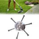 2026 New Steel Wire Grass Trimmer Head: Universal Steel Wire Grass Head Weed Weedeater Eater Blade & Adapter Trimming Replacement Brush 6 Inch Universal Trimmer Replacement Brush Cutter (B,2)