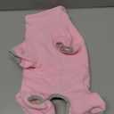 SCENEREAL Fleece Dog Winter Coat with Harness Built in, Soft Pajamas Warm Dog Sweater, Cold Weather Pet Jacket Jumpsuit Apparel Outfit for Small Medium Dogs Walking Hiking Sleep, Pink SM