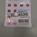 CREATCABIN 128Pcs 8 Sheets Small Rose Sticker Flower Planner Stickers Self-Adhesive Waterproof Plant Decoration Decals Plastic Planner Stickers for DIY Scrapbooking Envelope Helmet Crafts 0.98Inch