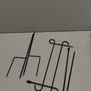 YEAHOME 2PC Garden Flag Holder Stand, Weather-Proof Yard Flag Pole Black Metal Powder-Coated Flagpole with Tiger Clip and Rubber Stopper for Garden Flags Outdoor Decorations