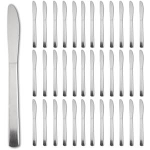 Hansmart 36 PCS Dinner Knifes Set - Windsor Stainless Steel Table Knives 8.7 Inch with Dishwasher Safe Butter Knives,Metal Butter Knofe,Dinner Knife Silverware for Home,Kitchen or Restaurant