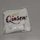 QINSEN Women's Sexy Short Sleeve Henley T Shirts Double Lined Button Up Slim Fit Crop Top Y2K Going Out Tops (Large)