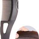 Dandruff Comb with Self-Cleaning Hollow Teeth & Massage Handle - Scalp Detox Comb for Flakes, Oil Removal - Dandruff Scalp Hair Combs for Women/Men/Kids