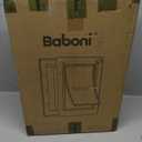 Baboni 3-Flap Pet Door for Wall, Steel Frame and Telescoping Tunnel, Aluminum Lock, Double Flap Dog Door and Cat Door, Strong and Durable (Pets Up to 100 Lb) -Large