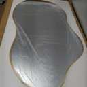 Irregular Wall Mirror 2446 Inch Wall Mirrors Decorative Gold Modern Asymmetrical Abstract Mirror for Bathroom Bedroom Living Room Entryway Hallway