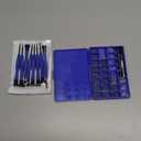 Upgrade Version Magnetic Eye Glass Repairing Kit, Eyeglass Repair Tool Kit with Compact Screw Box Include Nose Pads, Precision Screwdriver Set, Screws, Tweezer for Eyeglass, Sunglass, Spectacles Watch