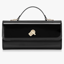 Women Metallic PU Leather Evening Clutch Purse Handbag Crossbody Shoulder Bag Square Box Bag Chic Handbag