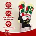 Haawooky 12 Pairs Christmas Socks,Fun Colorful Holiday Socks,Novelty Cozy Crew Sock Set for Women,Men,Funny Xmas Gifts