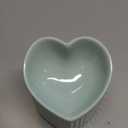 Green Ceramic Raised Cat Bowls, Tilted Elevated Food or Water Bowls, Stress Free, Backflow Prevention, Dishwasher and Microwave Safe, Lead & Cadmium Free