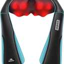 MagicMakers Shiatsu Neck Massager with Heat for Pain Relief Deep Tissue  Mothers Day Gifts for Mom, Women, Her | Ideal for Men, Dad & Him Amazing Back & Shoulder Relief from Daughter or Son (Blue)