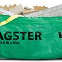 BAGSTER 3CUYD Dumpster in a Bag holds up to 3,300 lb, Green