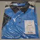 LULY YANG DSP Women's Active Polo - Short Sleeve (Blue, L)