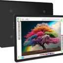 Elice Rechargeable A3 Light Pad for Diamond Painting, Magnetic LED Light Board with Physical Button, Super Bright Diamond Art Light Pad, Ultra-Thin Light Box for Tracing, Weeding Vinyl, Artists -Black