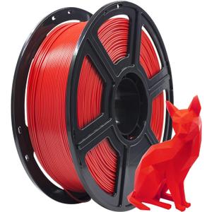 FLASHFORGE PLA Filament 1.75mm Red, 3D Printer Filament 1kg (2.2lbs) Spool, Dimensional Accuracy +/- 0.02mm, 3D Printing Filament Easy to Use and Fits for Most FDM 3D Printers