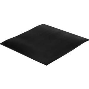 PATIKIL Shock Absorbing Mat, 1 Pcs Rubber Anti Vibration Pads 20" x 20" x 0.16" for HAVC Washing Dryer Air Conditioner Garage Floors Car, Black
