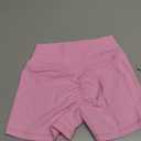 YEOREO Women's Biker Shorts 2.5" No Front Seam Elysina High Waist Hidden Scrunch Workout Gym Yoga Running Shorts (Light Pink) XS